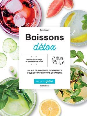 cover image of Ma vie en green--Boissons détox